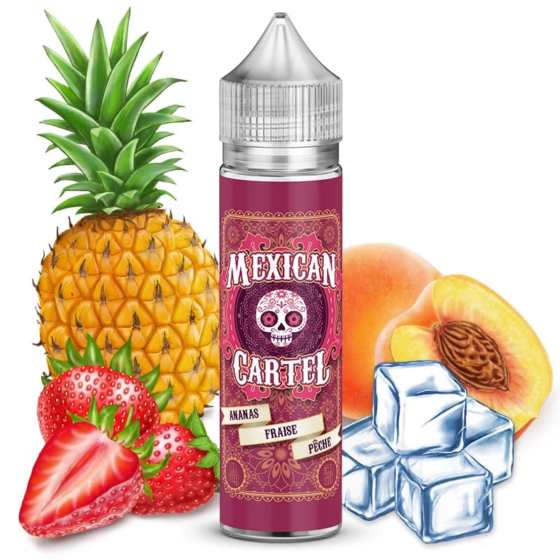 ANANAS FRAISE PÊCHE Mexican cartel 50ML