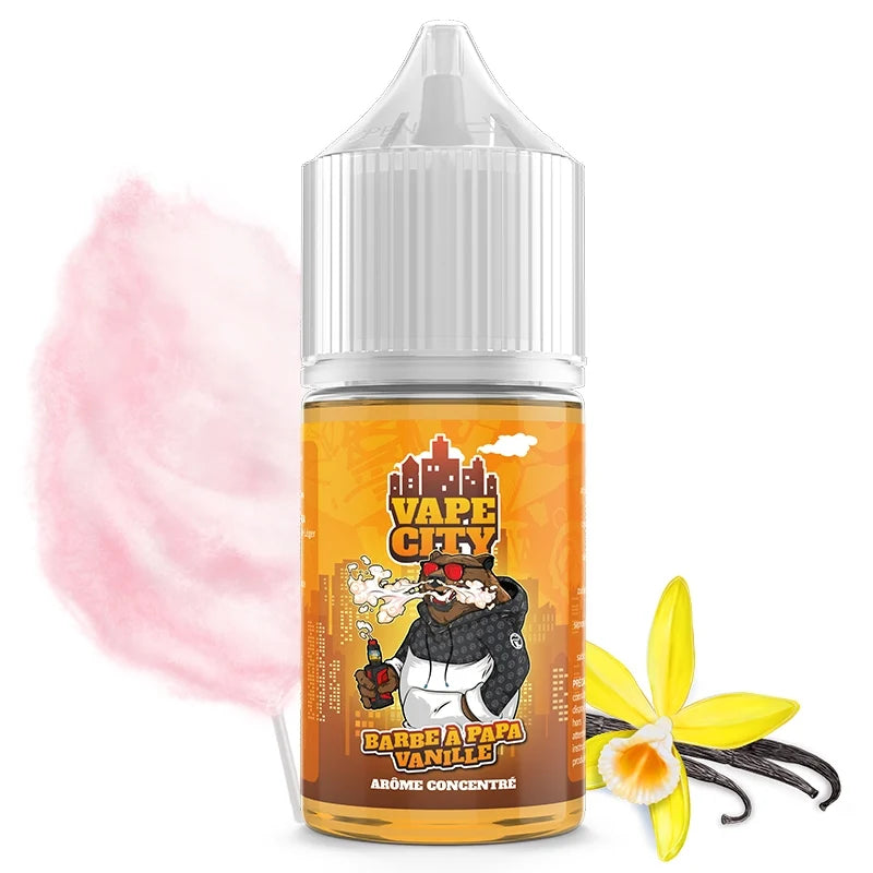 BARBE A PAPA VANILLE Vape city Concentré 30ML