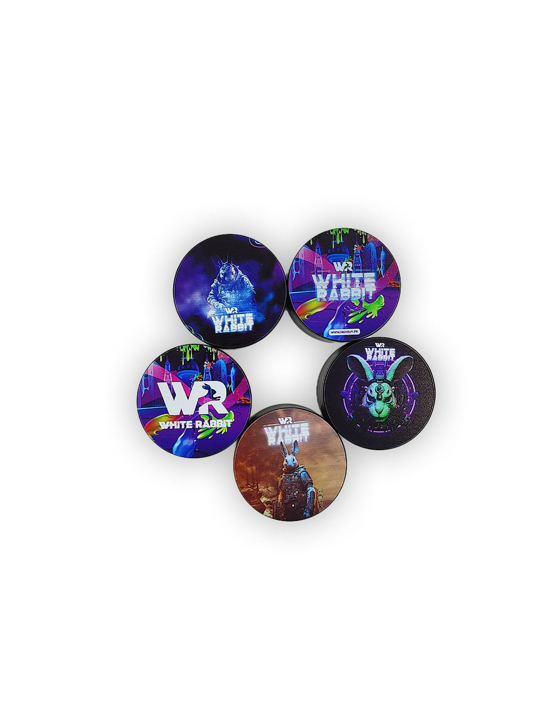 Grinder metallique 3 niveaux White Rabbit